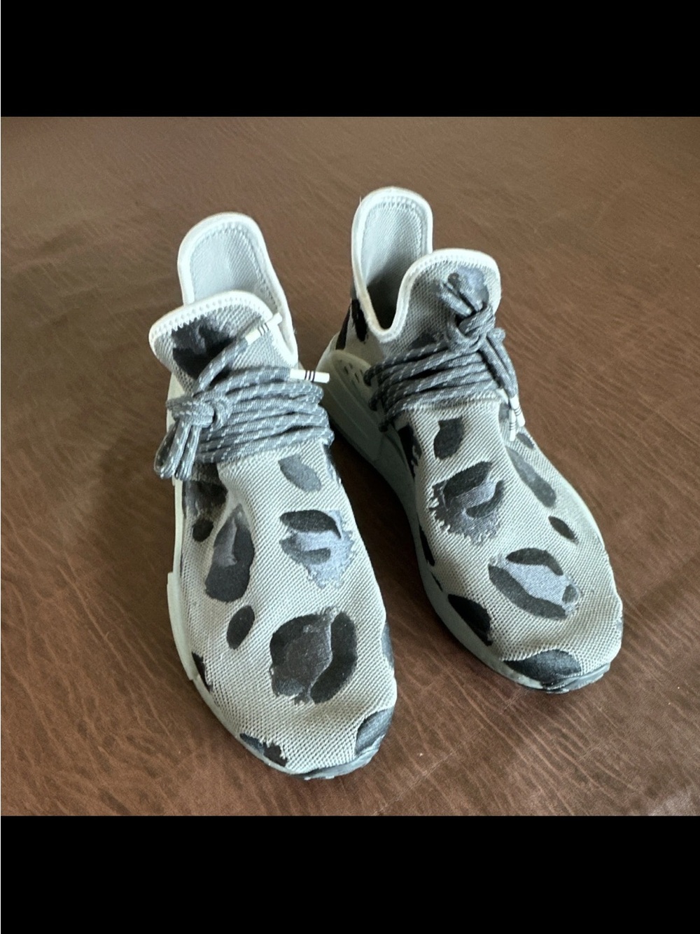 Billionaire Boys Club Grey Sneakers with Black Spot Pattern